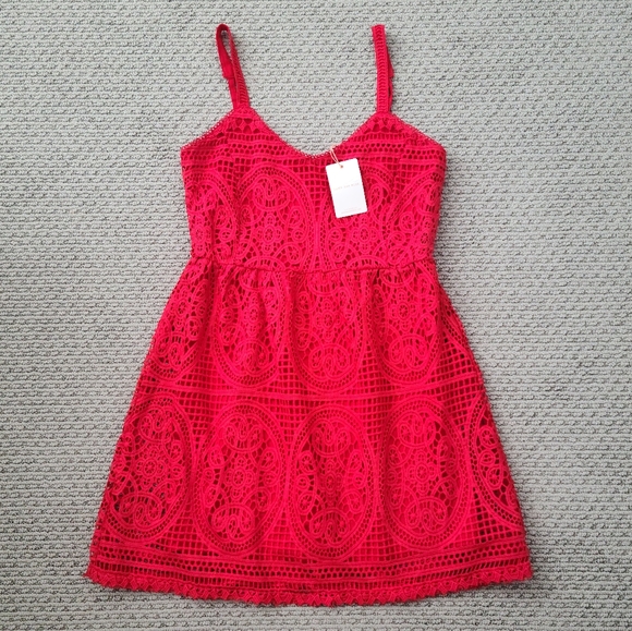 Red Lace Dress - Picture 1 of 1